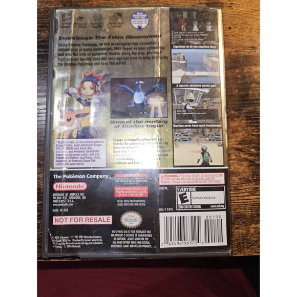 Nintendo Gamecube Pokemon XD Gale of Darkness NOT FOR RESALE Version - Picture 2 of 4